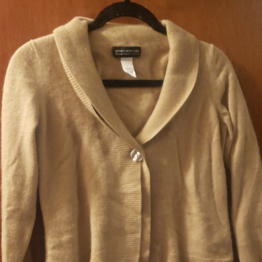 Jones New York Women's Tan Sweater